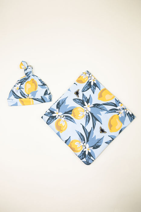 Baby Bundle | Swaddle & Beanie | Tuscan Sun